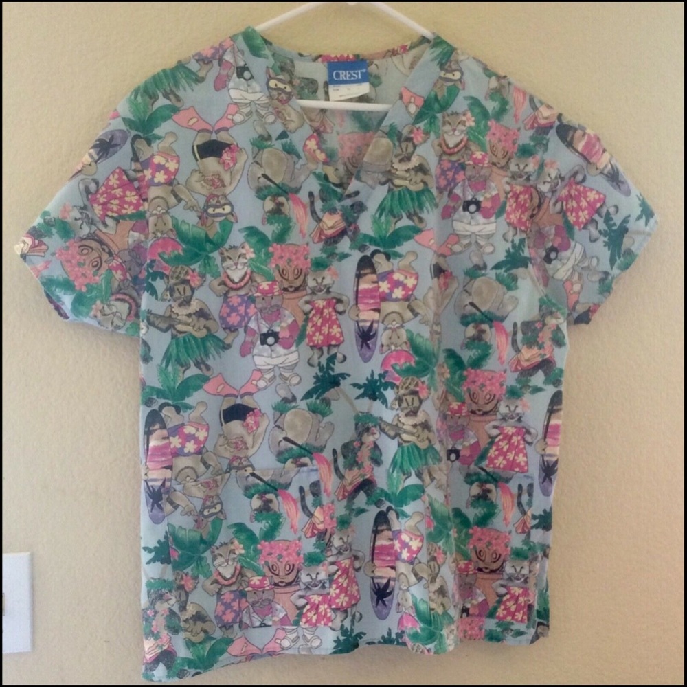 Womens scrub top